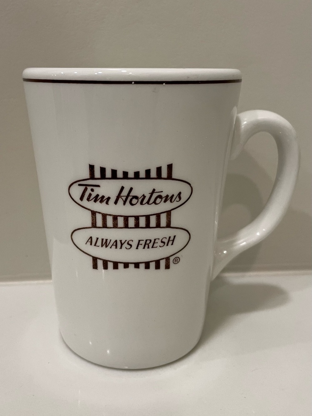 Tim Hortons Always Fresh Coffee Mug Cup Steelite International Vintage England